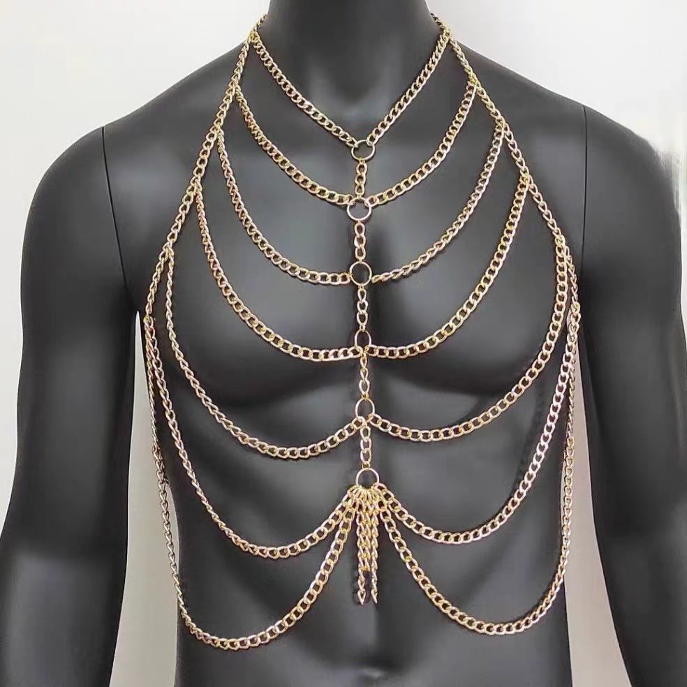 men's body chain