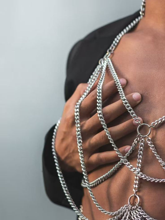 heavy metal body chain