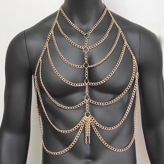 men's body chain