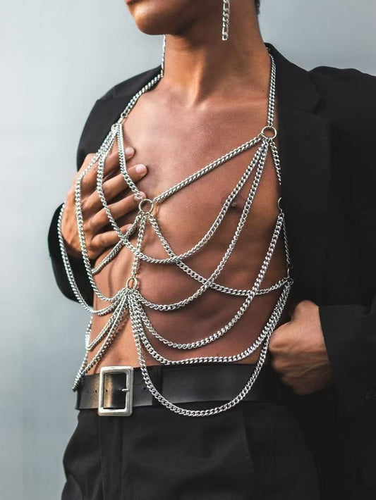 heavy metal body chain