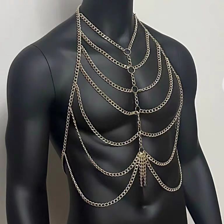 men's body chain