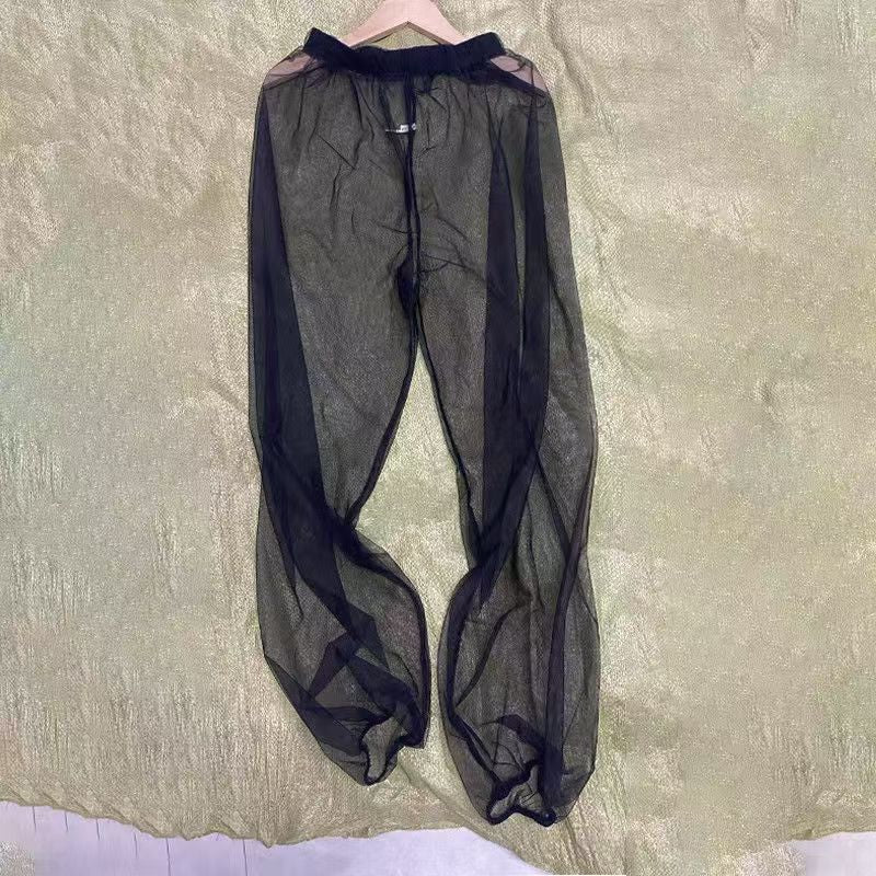 men's full transparent  pants
